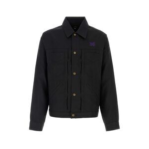 Needles Men Black Jersey Jacket